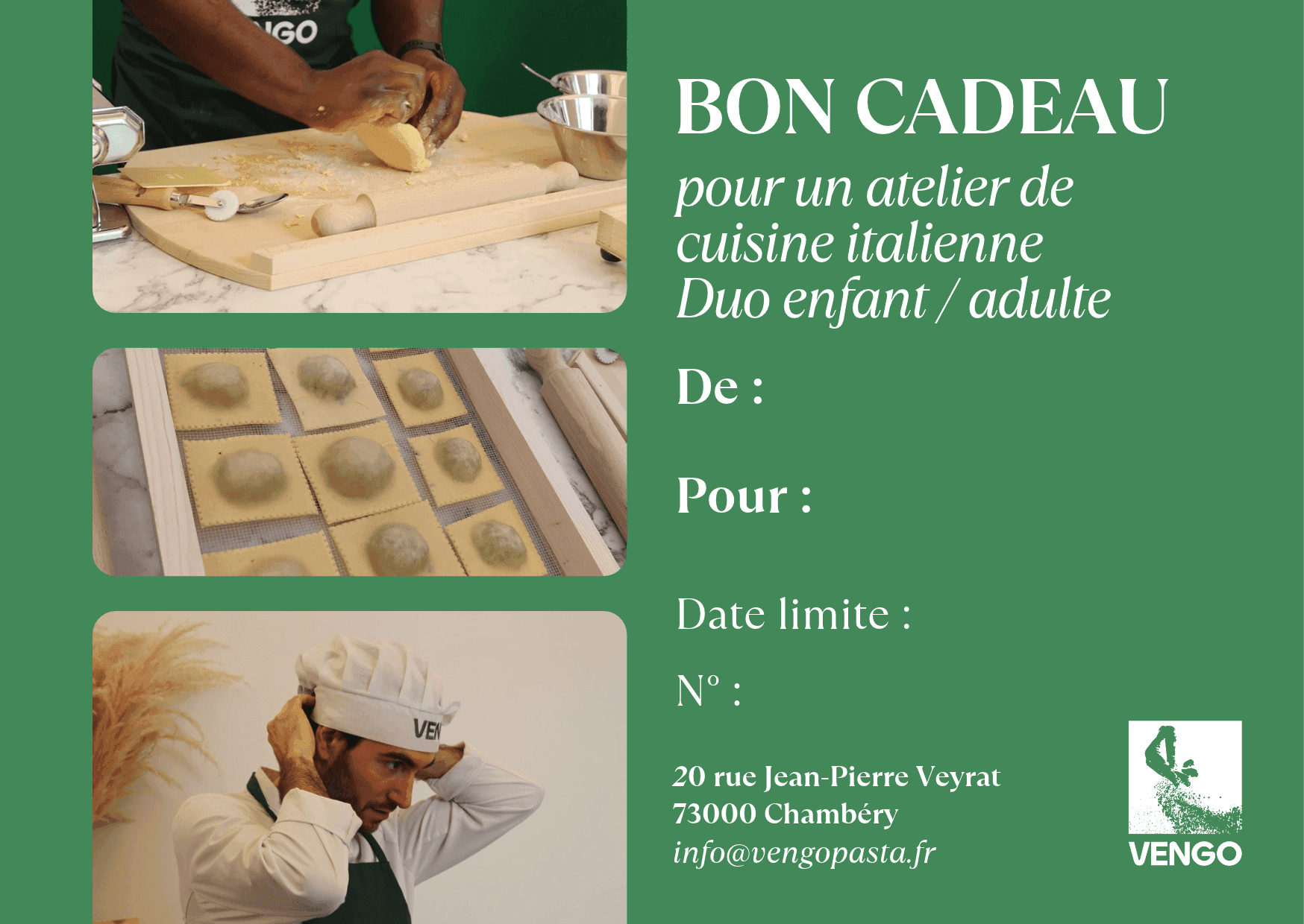 Bon cadeau - enfant